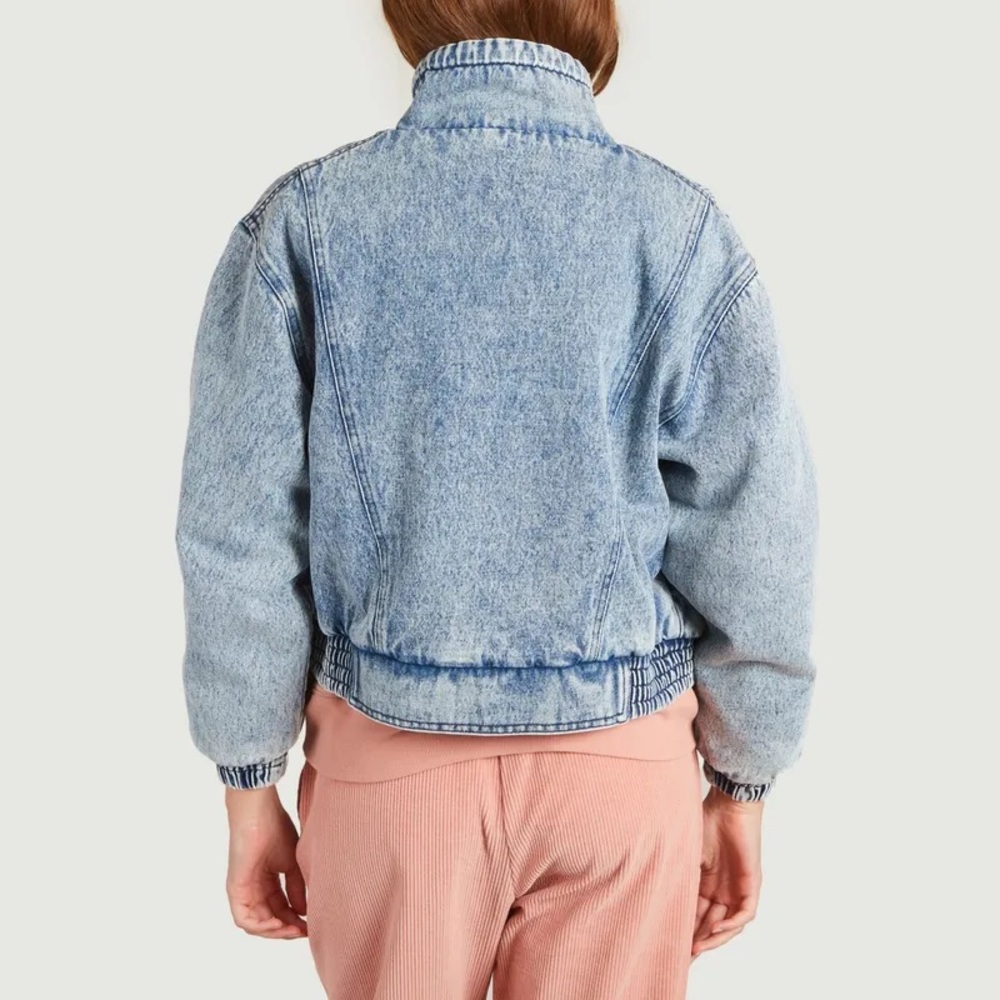 The New Society Bimba padded denim bomber jacket NWOT Rare! Ba&sh Sessun - Picture 3 of 4